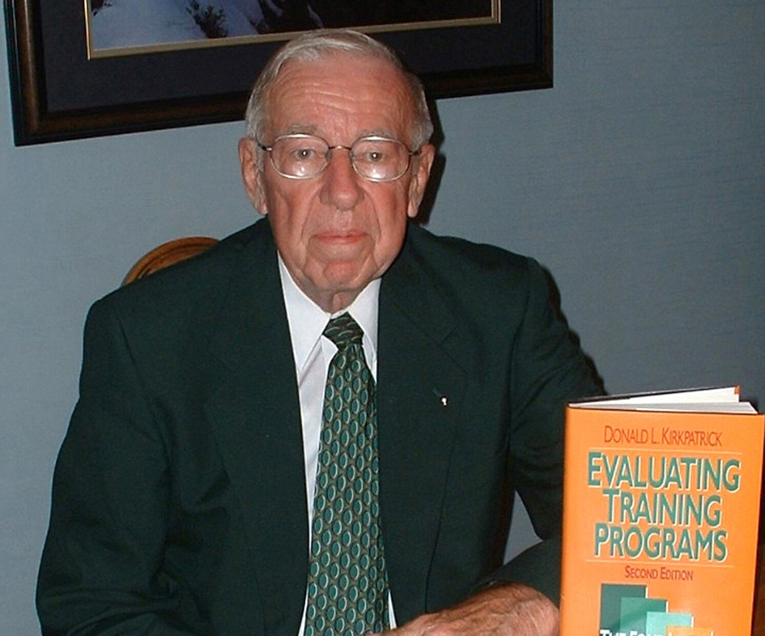 Dr. Don Kirkpatrick, creator of the Kirkpatrick Model four levels of training evaluation 