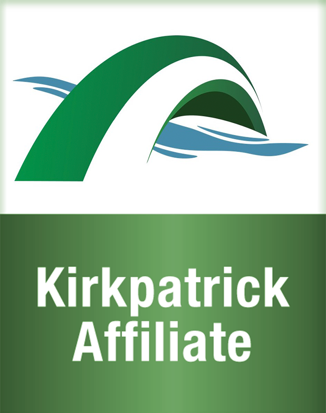 What our credentials mean - Kirkpatrick Affiliate badge