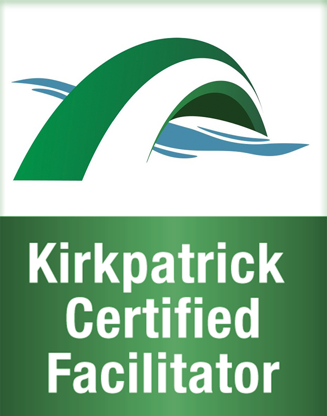 What our credentials mean - Kirkpatrick Certified Facilitator badge