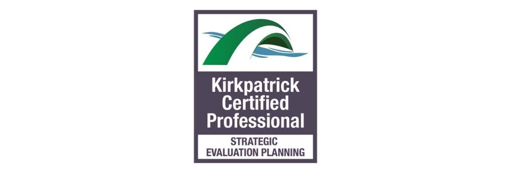 Kirkpatrick Certified Professional Strategic Evaluation Planning badge
