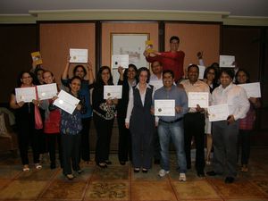 Kirkpatrick certification program participants in India